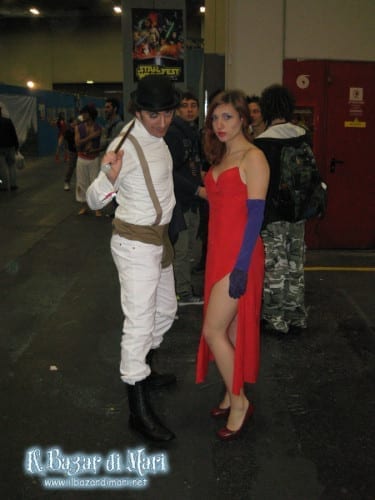 Alex ("Arancia Meccanica") e Jessica Rabbit ("Chi ha incastrato Roger Rabbit")