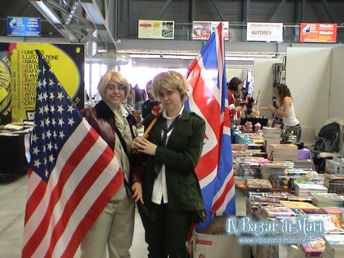 America e Inghilterra ("Hetalia Axis Power")