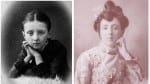 Lucy Maud Montgomery da bambina (sinistra) e adulta (destra)