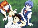 Asuka, Shinji e Rei