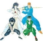 Yu, Kurama, Hiei e Kuwabara