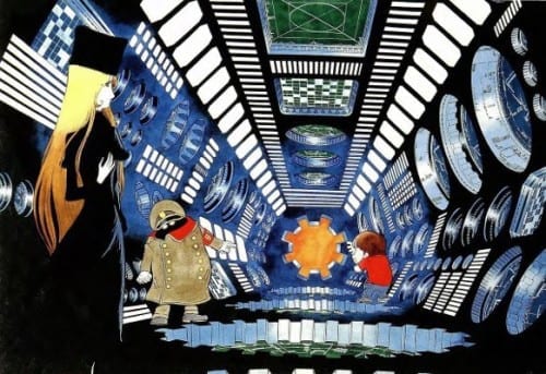 interno del Galaxy Express 999