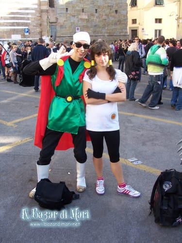 Great Sayaman e Videl ("Dragonball Z")