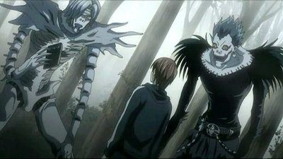 Shinigami forma mostruosa da Death Note